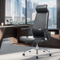 Chaises Offre Spéciale d'ordinateur de patron exécutif en cuir d'accoudoir d'activité 3D à dossier haut de bureau