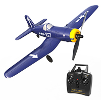 VOLANTEXRC-avión teledirigido F4U de 2,4 Ghz, 4 canales, listo para volar con giroscopio, Control de radio, juguetes para principiantes