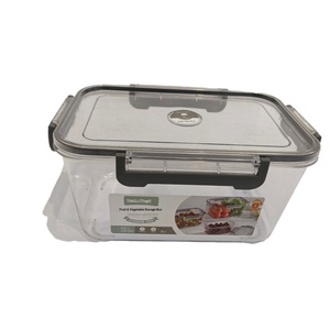 Juego de Tres Recipientes Transparentes de Plástico Tingli para Refrigerador, Diseño Sellado para Conservar Frutas, Verduras y Cereales - Product Image 5