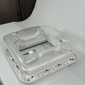 Claraboya RV23SL para autocaravana, 400 x 400 mm, ventana de techo cinereada, motor ASA, vidrio, material plástico, claraboya de - Product Image 3