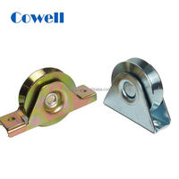 Roulettes de portail coulissant modernes robustes sur mesure, diamètre 50-100 mm, roues à rainures U/V/Y, construction en acier, antirouille, faible bruit