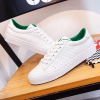Baskets blanches antidérapantes avec semelle intermédiaire en EVA, doublure en tissu de coton et semelle extérieure en TPR ou PVC – Chaussures décontractées pour femme, idéales pour l'école