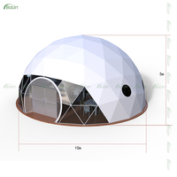 Tente dôme ronde Bolin de luxe pour événements en plein air, écologique, résistante aux UV, coupe-vent, taille personnalisée, avec projection sur écran complet