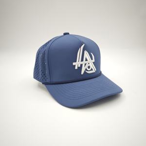 Casquette de baseball snapback 5 panneaux brodée avec découpe laser, motif léopard, tissu Dobby, chapeau de sport personnalisé - Product Image 4