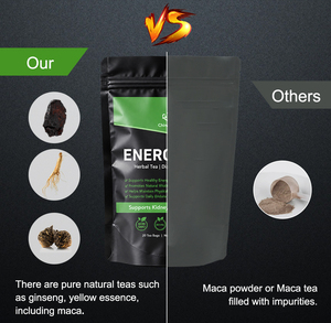 Chinaherbs Té Herbal Vegano 100% Natural para Mejorar el Rendimiento Masculino, en Bolsitas, con Ginseng y Maca para Fuerza y Energía, Sin Gluten - Product Image 2