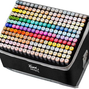 Marqueurs d'art à double tête à base d'alcool Couleur à <span class=keywords><strong>encre</strong></span> permanente avec embouts ronds et plats pour les concepteurs et l'écriture sur papier - Product Image 4