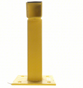 Modular Steel Guardrail <strong>Post</strong> Flush End 21 Inch 4x4 <strong>Post</strong> 1 Rail <strong>Level</strong> IP10 Safety Barrier with Rubber Caps - Product Image 3