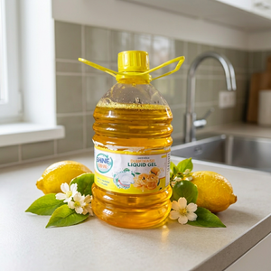 Gel lave-vaisselle Shine New 2L, parfum citron, bouteille plastique jaune - Product Image 3