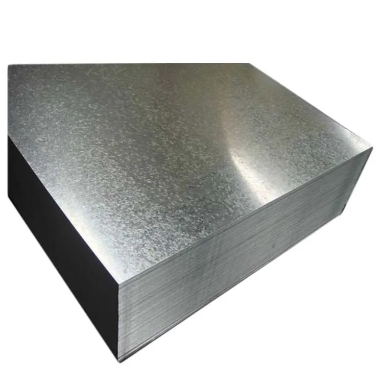 Z30-Z150g çinko galvanizli oluklu kaplamalı çatı levhaları galvanizli çelik levha