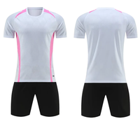 Ensemble de maillots de football personnalisés pour enfants, ensembles de maillots de football pour hommes, tenue de sport, séchage rapide, 100% polyester, uniforme d'été