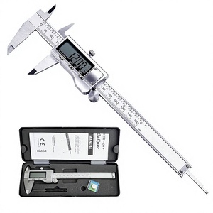 Pied à coulisse numérique en acier inoxydable, micromètre électronique avec grand écran LCD, arrêt automatique, conversion pouces/millimètres (6 - Product Image 1