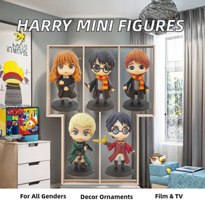 Q Version Mini mignon PVC modèle jouet <span class=keywords><strong>Harry</strong></span> film boîte aveugle poupée 5 pièces/ensemble pour Table gâteau décoration Figurine Type en gros - Product Image 2