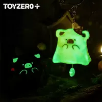 TOYZEROPLUS LuLu the Piggy Horror Story Series Moody Boo Plush Keychain Blind Box Collectible Pendant
