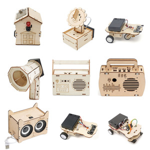 Kit Electrónico Oem/Odm, Grabadora <span class=keywords><strong>de</strong></span> Voz para Niños, Juguetes Educativos <span class=keywords><strong>de</strong></span> <span class=keywords><strong>Madera</strong></span> con Componentes <span class=keywords><strong>de</strong></span> Plástico para Niños - Product Image 6