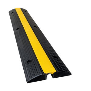 Kabelschutzkanal aus Gummi, Kabelbrücke, Kabelabdeckung, Geschwindigkeitshügel, Kabelbrücke für Einfahrten, Schutzabdeckung für Schläuche und Kabel - Product Image 2