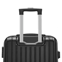 Valise rigide ABS PC Polycarbonate Valise de voyage Chariot à 4 roues Sacs à roulettes Ensembles de bagages