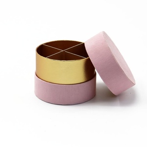 Biodegradable Customized Jewelry <b>Case</b> Custom Velvet Dropped-waist Paper Cylinder for Jewelry Necklace Finger Rings <b>Earring</b> - Product Image 4