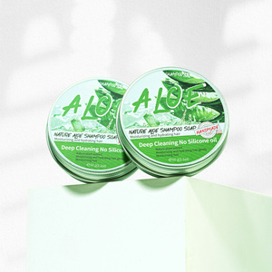 60g aloès 0il shampooing savon tailleur personnel beurres de karité bio shampooing et après-shampooing <span class=keywords><strong>solide</strong></span> savon pour hommes <span class=keywords><strong>barbe</strong></span> cheveux - Product Image 1