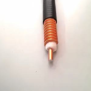 Ultra fleksibel 1/2 50ohm kabel pengumpan koaksial <span class=keywords><strong>RF</strong></span> Super fleksibel rentang frekuensi lebar jaket PE hitam redaman rendah untuk <span class=keywords><strong>WiFi</strong></span> - Product Image 4