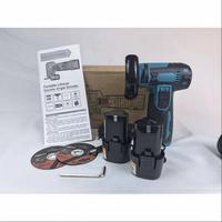 Meuleuse d'angle sans fil mini 12V 5Ah sans balais 125mm 9000 tr/min avec commande à gâchette, outil électrique industriel avec disque de meulage