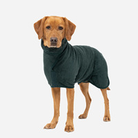 Peignoir de bain super absorbant pour chien, peignoir en microfibre pour chien, serviette enveloppante pour chiot