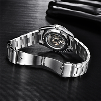 Montre mécanique automatique pour homme de la marque haut de gamme Benyar 5177, montre de mode étanche avec aiguilles lumineuses, montre-bracelet pour homme, Relojes Masculino