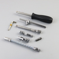 Juego de herramientas manuales de acero al carbono para reparación de automóviles de 46 piezas Kit de combinación de Llave de trinquete de rango completo OEM personalizable para taller