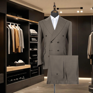 Completo uomo doppio petto uomo Blazer Business Groom 3 abiti Slim Fit personalizzati su misura su misura - Product Image 1