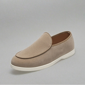 Mens Casual Loafers Lightweight Comfortable Waterproof Wear-resistant Soft Sole Non Slip Flat Slip-on Suede Breathable Sports - Product Image 3