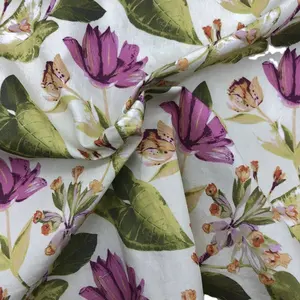 40S New Export Flower Poplin Fabric * Corduroy Fabric ODM/0EM Design Digital Printed 100% Cotton Free Sample 40*40/133*72 125gsm