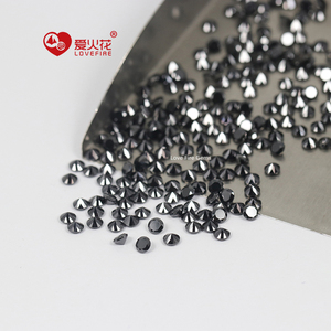 0.8-2.9mm Melee Size Vvs <strong>Moissanite</strong> <strong>Diamond</strong> Stone Round Cut <strong>Synthetic</strong> Loose <strong>Black</strong> <strong>Moissanite</strong> - Product Image 3