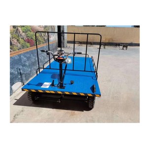 Remorque porte-voitures à plateau plat certifiée CE pour le transport de voitures sur rail plat - Product Image 2