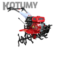 Micro-cultivateur agricole Scarificateur à essence Motoculteur rotatif multifonction Travail du sol Ridging Weeding Ditching Cultivator