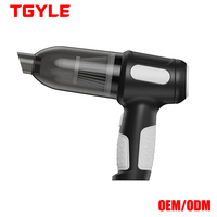 Aspirateur de voiture portable 3 en 1 sans fil, rechargeable par USB, 4000 mAh, outil de nettoyage automobile en ABS
