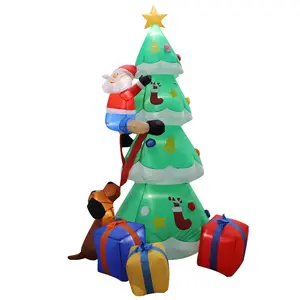 Christmas Inflatables Outdoor Inflatable Christmas Tree Decorations for Yard Lawn Garden Christmas Party Decor