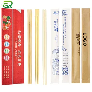 Đũa tre dùng một lần thân thiện với môi trường, in logo tùy chỉnh, kiểu dáng Thái Lan, đóng gói túi giấy - Product Image 5