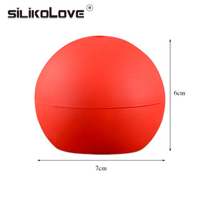 DIY gıda sınıfı bpa ücretsiz buz kalıp araçları yuvarlak daire buz küpü kalıpları kokteyl bourbon silikon buz kalıpları için - Product Image 3