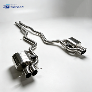 Sistema de escape de acero inoxidable para Mercedes-Maybach S680 W222 6.0T Catback con válvula activa, ajuste directo - Product Image 3