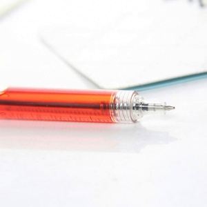 Hot Selling Creative Syringe Shaped Plastic Ballpoint <b>Pen</b> Customizable Logo Advertising <b>Pens</b> for Students and Children - Product Image 4