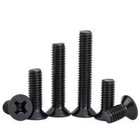 Vis à tête ronde Phillips en nylon noir, fixation M3.5, pour l'électronique, système de mesure métrique