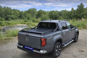 BESTWYLL Proveedores Mayoristas Tapa Enrollable para Batea de Camioneta <span class=keywords><strong>Pick</strong></span>-<span class=keywords><strong>Up</strong></span> Cubierta Eléctrica Tipo Tonneau para Volkswagen <span class=keywords><strong>Amarok</strong></span> <span class=keywords><strong>2023</strong></span> E-K81 - Product Image 2