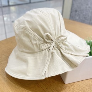 Japanese Style Bow Knot Bucket Hat Beige Breathable Sun Protection Hat For Women Spring Summer Outdoor Use - Product Image 1