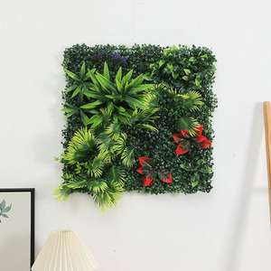 แผงต้นไม้ประดิษฐ์สำหรับตกแต่งผนังภายนอกอาคาร  ใบไม้ปลอมแบบแขวน - Product Image 5