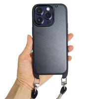 Nouvelle Mode Luxe Bandoulière Corde TPU + PC Téléphone Cas Sling Antichoc Mobile Téléphone Cas Pour iPhone16 pro max Téléphone Cas Couverture