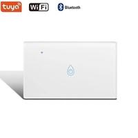 Interrupteur tactile intelligent pour chauffe-eau Tuya Wifi en verre trempé de 118 mm, 20A 40A, compatible Zigbee, avec minuterie et commande vocale Alexa