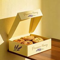Boîte à chocolat en promotion, boîte d'emballage pour biscuits, gâteaux, desserts, biscuits, boîte cadeau en papier avec votre logo, emballage alimentaire personnalisé