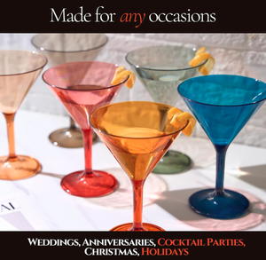 Livraison gratuite, vente en gros, ensemble de 6 verres à cocktail pour mariages, fêtes, restaurants, fournitures de bar, verres à eau en verre transparent - Product Image 4