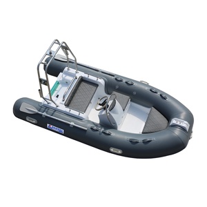 12-Ft 3.6m PVC Inflatable Fishing <strong>Boat</strong> with Fiberglass Hull CE Certified - Product Image 5