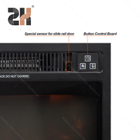 Grosir Pabrik diskon besar 18 "perapian elektrik berdiri TV dalam ruangan LED 1500W cantik murah