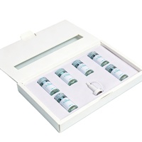 Boîtes d'emballage rigides de haute qualité en carton personnalisées OEM pour flacons de peptides de 3 ml, ampoules de sérum pour soins de la peau, pour flacons de peptides de 3 ml et 10 ml